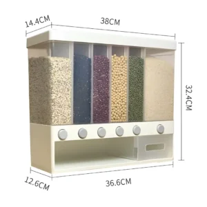 imagenes con organizadores de arroz y menestras